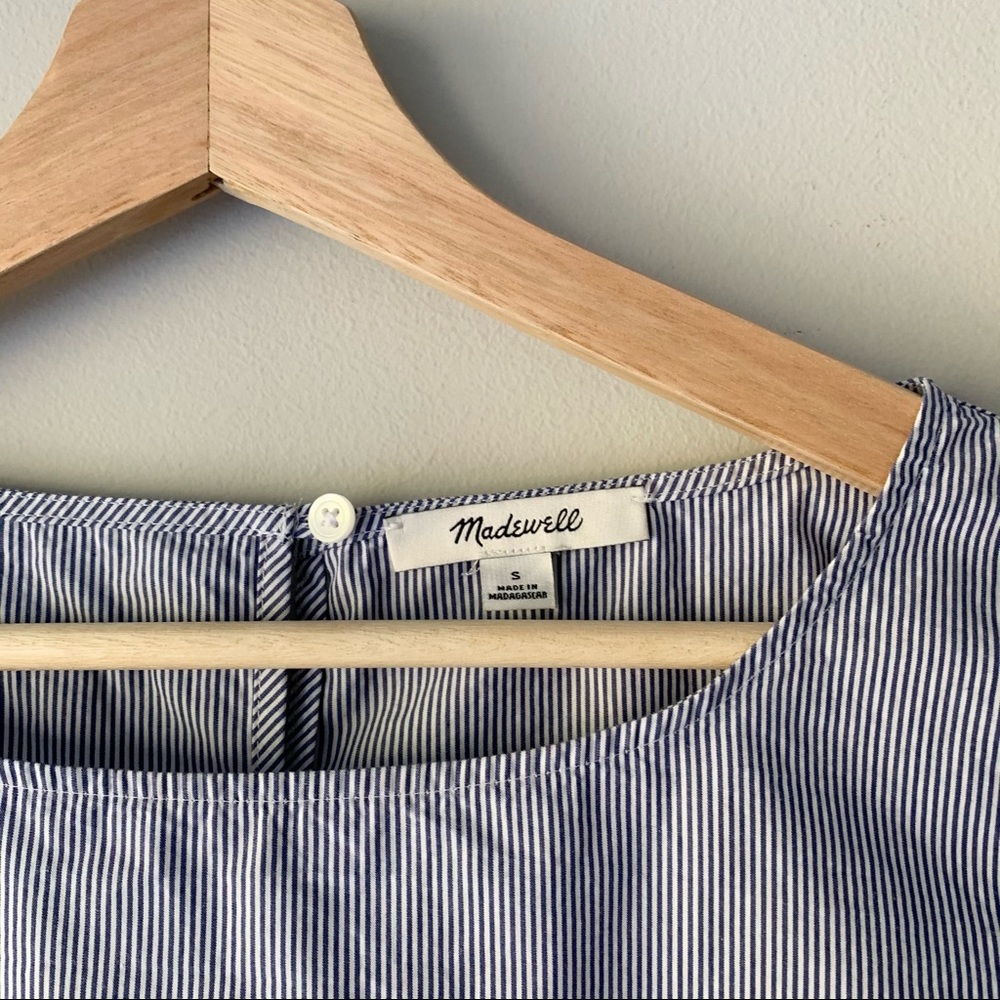 Madewell Pinstripe Blouse - Picture 2 of 5